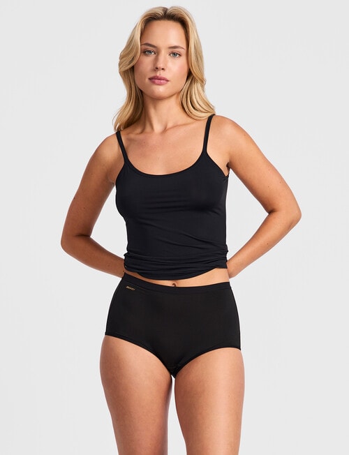 Jockey Everyday Comfort Smooth Full Brief, Black product photo View 02 L