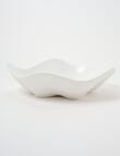 Robert Gordon Wavy Fruit Bowl, White Speckle, 33cm product photo View 02 S