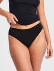 Jockey Everyday Comfort Smooth Hi Cut Brief, Black product photo