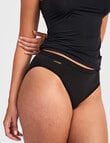 Jockey Everyday Comfort Smooth Hi Cut Brief, Black product photo View 03 S