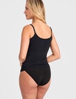 Jockey Everyday Comfort Smooth Hi Cut Brief, Black product photo View 04 S