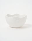Robert Gordon Wavy Condiment Bowl, White Speckle, 11.7cm product photo View 02 S