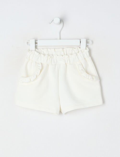 Teeny Weeny Alphabet Soup Play Knit Short, Papyrus product photo