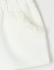 Teeny Weeny Alphabet Soup Play Knit Short, Papyrus product photo View 02 S