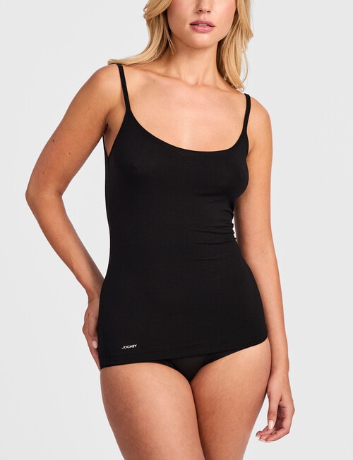 Jockey Everyday Comfort Bamboo Cami, Black product photo