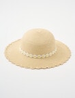 Mac & Ellie Straw Hat, Daisy product photo