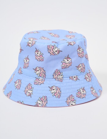 Mac & Ellie Unicorn Reversible Bucket Hat, Violet product photo