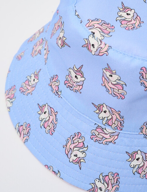 Mac & Ellie Unicorn Reversible Bucket Hat, Violet product photo View 03 L