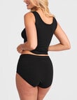 Jockey Comfort Classics Cotton Full Brief, 2-Pack, Black product photo View 04 S