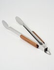 SouthWest BBQ Tongs Acacia Handle, 46cm product photo View 02 S
