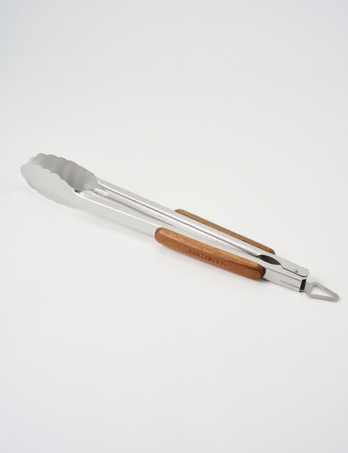 SouthWest BBQ Tongs Acacia Handle, 46cm product photo View 04 L