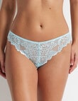 Perfects Brazilian Cheeky Bikini Brief, Aqua Blue product photo