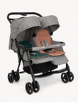 Joie Aire Twin 4-Wheel Stroller, Pebble product photo View 02 S