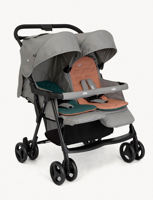 Joie Aire Twin 4-Wheel Stroller, Pebble product photo View 02 L