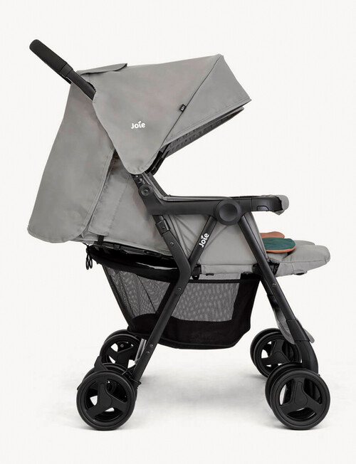 Joie Aire Twin 4-Wheel Stroller, Pebble product photo View 04 L