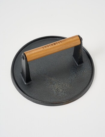 SouthWest BBQ Cast Iron Smash Burger Press product photo