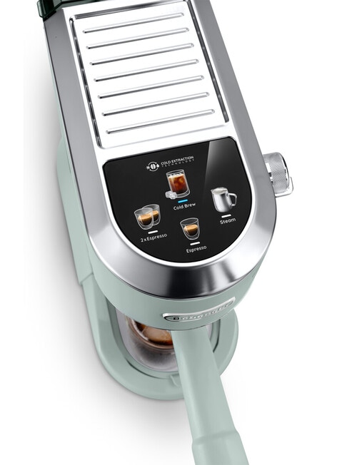 DeLonghi Dedica Duo with Cold Brew Coffee Machine, Green, EC890.GR product photo View 04 L
