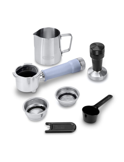 DeLonghi Dedica Duo with Cold Brew Coffee Machine, Blue, EC890.LA product photo View 02 L