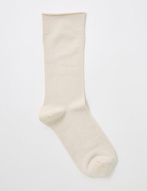 DS Socks Viscose Roll Top Sock, Rainy Day, 5-11 product photo View 02 L