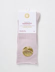DS Socks Viscose Roll Top Sock, Burnished Lilac, 5-11 product photo