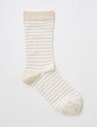 DS Socks Viscose Stripe Sock, Rainy Day, 5-11 product photo View 02 S