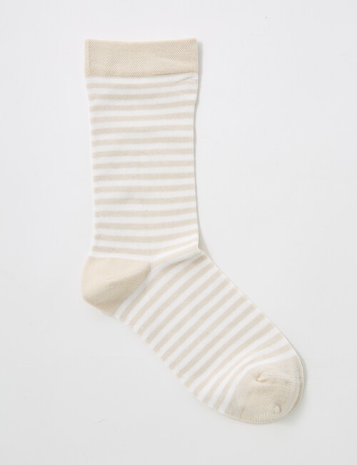 DS Socks Viscose Stripe Sock, Rainy Day, 5-11 product photo View 02 L
