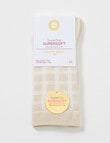 DS Socks Viscose Check Sock, Rainy Day, 5-11 product photo View 02 S