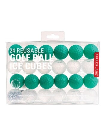 Kikkerland Golf Ball Ice Cubes, Set Of 24 product photo