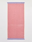 Verano Kids Junior Stripe Beach Towel, Peachy product photo
