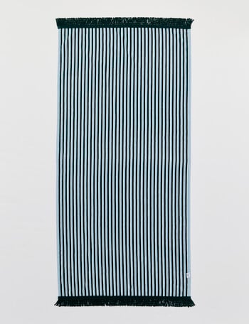 Verano Kids Junior Stripe Beach Towel, Blue Sky product photo