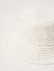 Mac & Ellie Chin Tie Bucket Hat, Sunkissed White product photo View 02 S