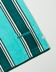 Verano Resort Zip Mykonos Beach Towel, Aqua product photo View 02 S