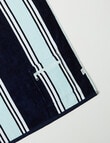 Verano Resort Zip Mykonos Beach Towel, Navy product photo View 02 S