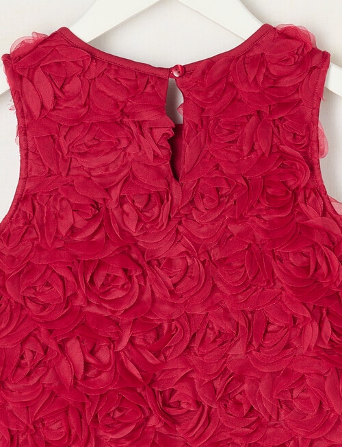 Mac & Ellie Party Collection Rose Sleeveless Dress, Red product photo View 02 L