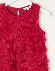 Mac & Ellie Party Collection Rose Sleeveless Dress, Red product photo View 03 S