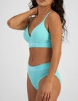 Bonds Retro Rib Bikini Brief, Exmouth Aqua product photo View 02 S