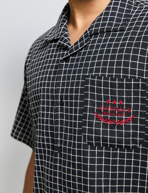 AIR SPACE Club Shirt, Black product photo View 04 L