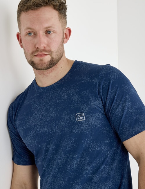 Gym Equipment Hydrawick Tee, Navy product photo View 04 L