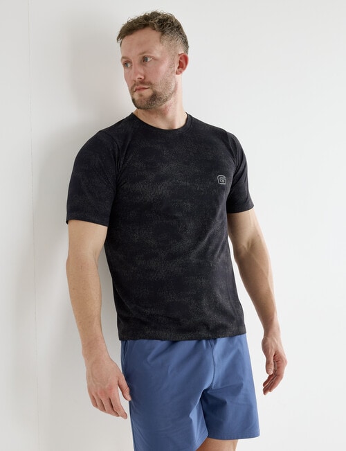 Gym Equipment Hydrawick Tee, Black product photo