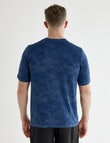 Gym Equipment Hydrawick Tee, Navy product photo View 02 S