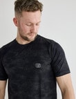 Gym Equipment Hydrawick Tee, Black product photo View 04 S