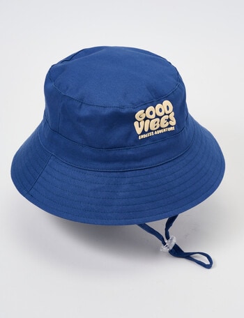 Mac & Ellie Good Vibes Bucket Hat, Navy product photo