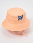 Mac & Ellie Good Vibes Bucket Hat, Peach product photo