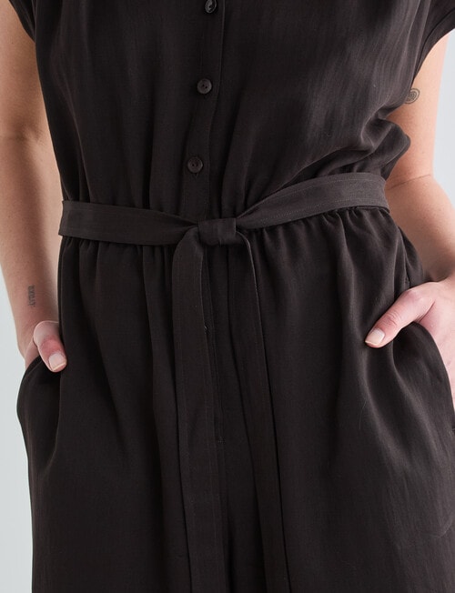 Jigsaw Rendani Jumpsuit, Washed Black product photo View 05 L
