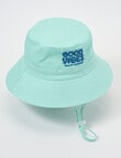Mac & Ellie Good Vibes Bucket Hat, Aqua product photo