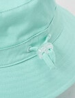 Mac & Ellie Good Vibes Bucket Hat, Aqua product photo View 03 S