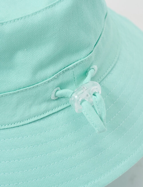 Mac & Ellie Good Vibes Bucket Hat, Aqua product photo View 03 L