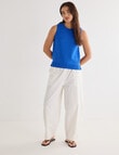 Mineral Mira Knitwear Tank Top, Electric Blue product photo View 03 S