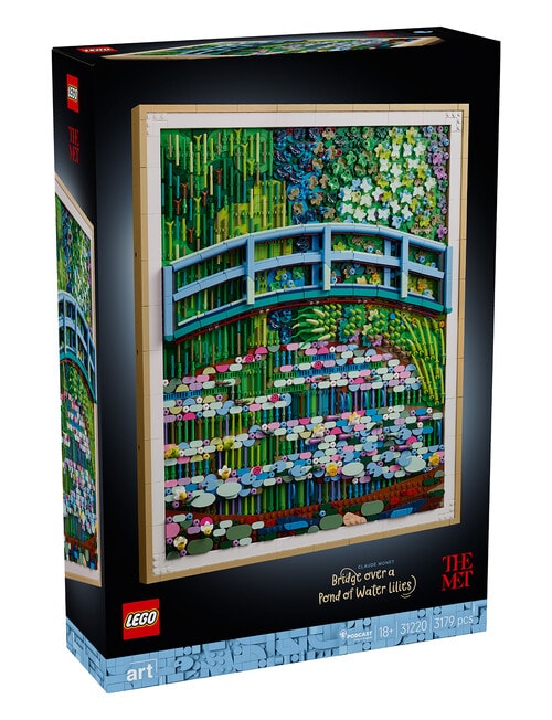 LEGO Art Claude Monet Bridge over a Pond of Wat, 31220 product photo View 02 L