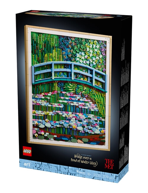 LEGO Art Claude Monet Bridge over a Pond of Wat, 31220 product photo View 10 L